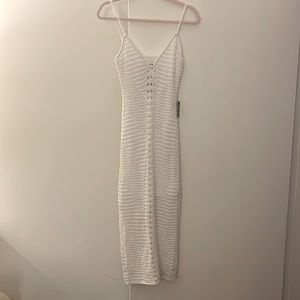 Express Crochet Midi Dress